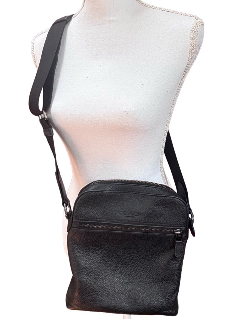 COACH LEATHER CROSSBODY BAG
